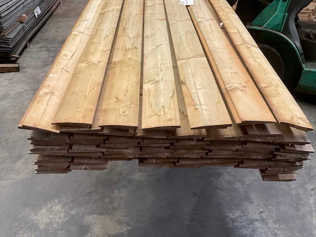 Vuren zweeds rabat geïmpregneerd - 480x11,4x2 cm (82x) - afbeelding 4 van  12