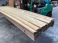 Vuren zweeds rabat geïmpregneerd - 480x11,4x2 cm (82x) - afbeelding 1 van  12