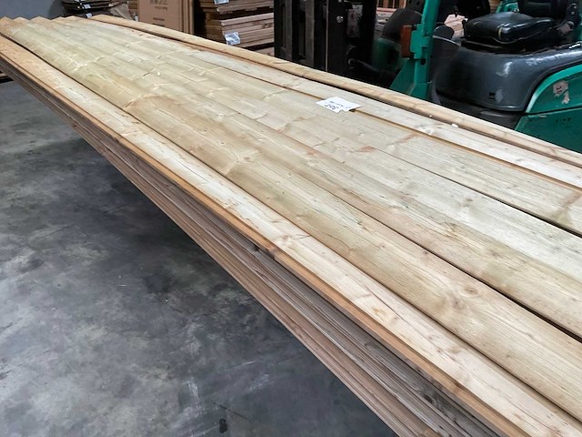 Vuren zweeds rabat geïmpregneerd - 480x11,4x2 cm (82x) - afbeelding 5 van  12