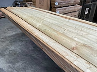 Vuren zweeds rabat geïmpregneerd - 480x11,4x2 cm (82x) - afbeelding 6 van  12