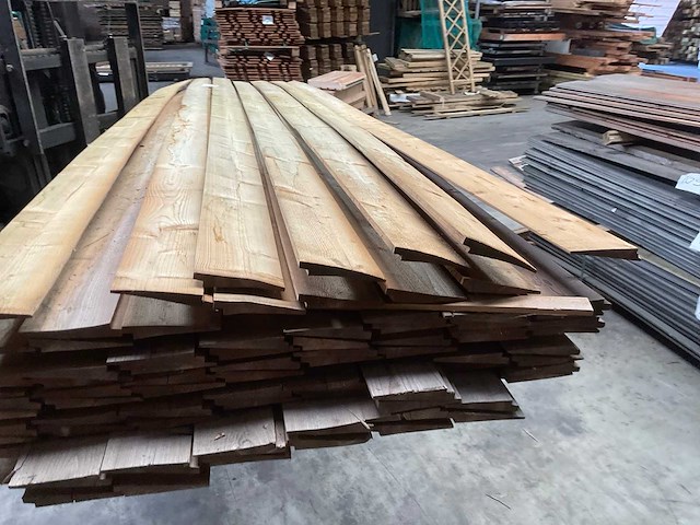 Vuren zweeds rabat geïmpregneerd - 480x11,4x2 cm (82x) - afbeelding 9 van  12