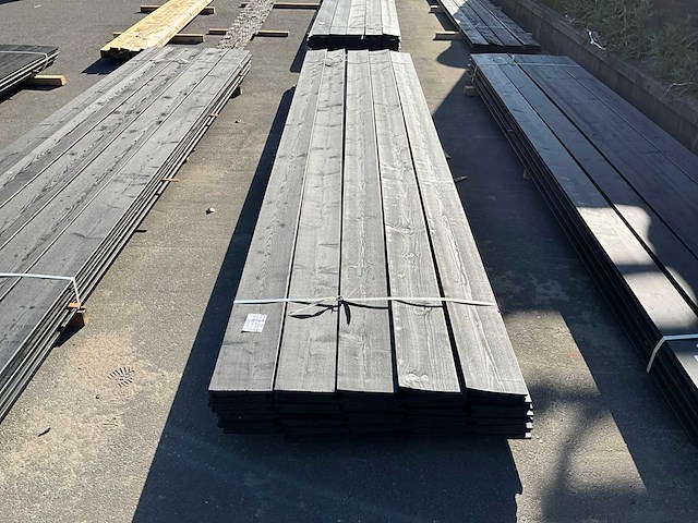 Vuren zweeds rabat plank 4500x195 mm (40x) - afbeelding 4 van  5
