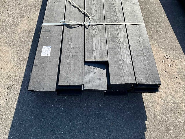 Vuren zweeds rabat plank 4500x195 mm (40x) - afbeelding 3 van  5