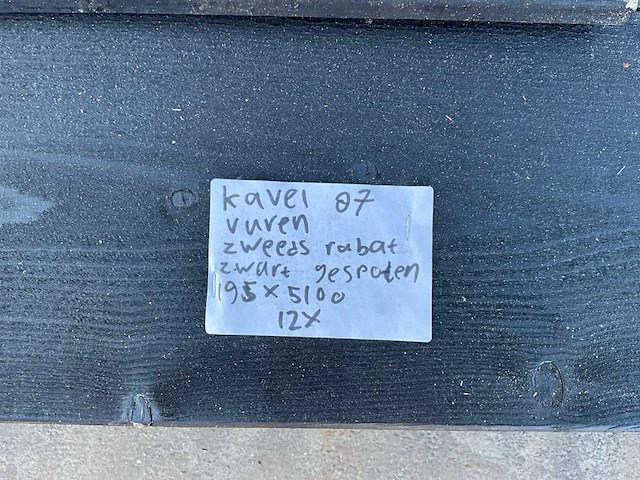 Vuren zweeds rabat plank 5100x195 mm (12x) - afbeelding 4 van  5