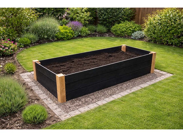 Vuren/douglas bloembak - 219x96x54 cm (2x) - afbeelding 2 van  3