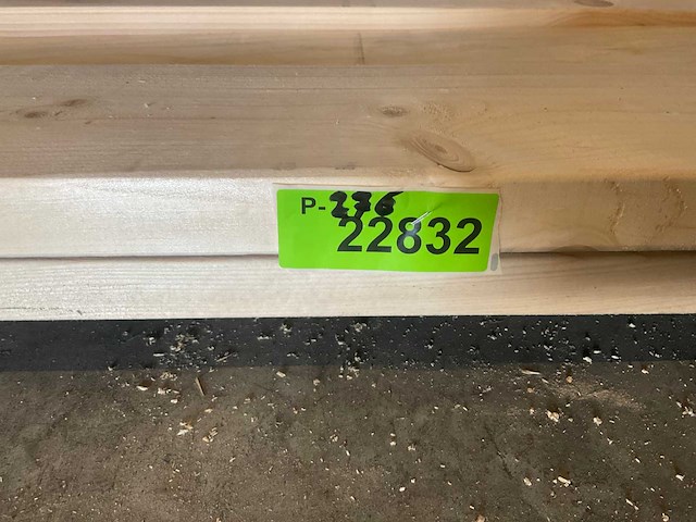 Vurenplank geschaafd 600x18.4x3.8 cm (8x) - afbeelding 7 van  8