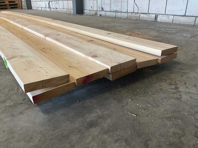 Vurenplank geschaafd 600x18.4x3.8 cm (8x) - afbeelding 5 van  8