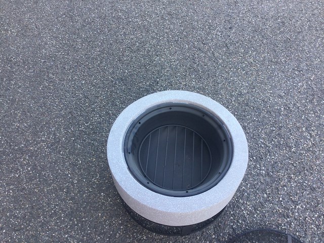 Vuurkorf doorsnee 50 cm ed, zwart/grijs - afbeelding 2 van  3