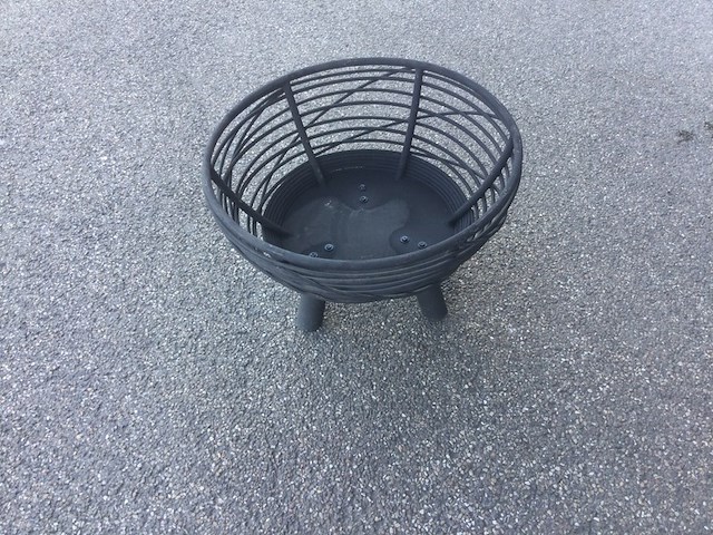 Vuurkorf doorsnee 58 cm, ed, zwart - afbeelding 1 van  2