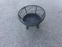 Vuurkorf doorsnee 58 cm, ed, zwart - afbeelding 1 van  2