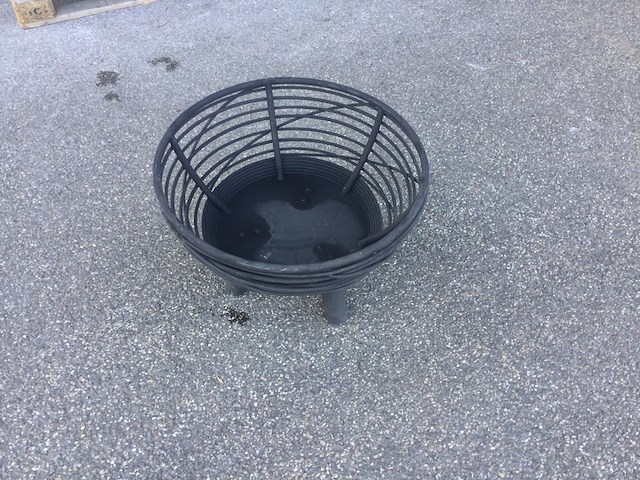 Vuurkorf doorsnee 58 cm, ed, zwart - afbeelding 2 van  2