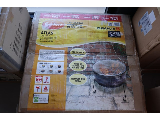 Vuurkorf, gardeco, atlas fire pit - afbeelding 1 van  1