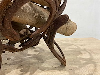 Vuurkorf van oude hoefijzers - afbeelding 6 van  6