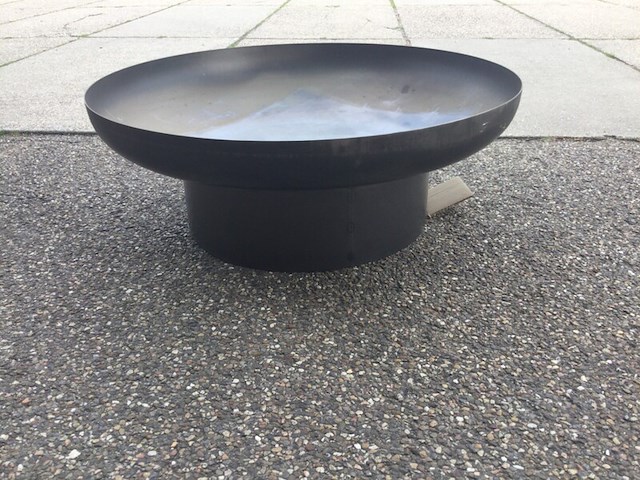 Vuurschaal esschert design, zwart - afbeelding 2 van  3