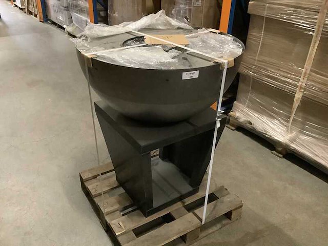 Vuurschaal met onderstel esschert design - afbeelding 1 van  4
