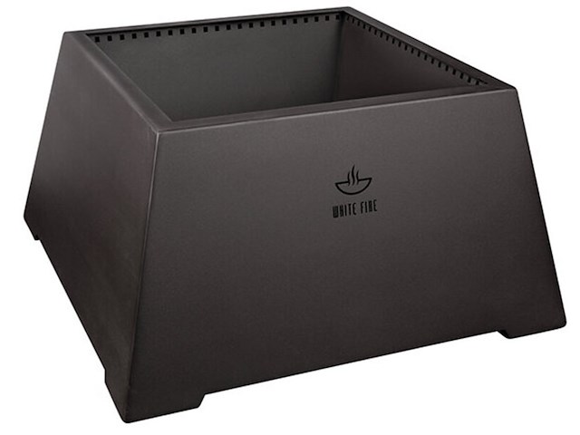 Vuurschaal white fire, zwart - afbeelding 1 van  3