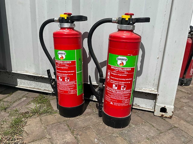 Vuurvreter schuim 6 liter brandblusser (2x) - afbeelding 1 van  4