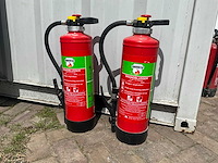 Vuurvreter schuim 6 liter brandblusser (2x) - afbeelding 1 van  4