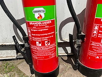 Vuurvreter schuim 6 liter brandblusser (2x) - afbeelding 3 van  4