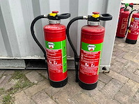 Vuurvreter schuim 6 liter brandblusser (2x) - afbeelding 1 van  5