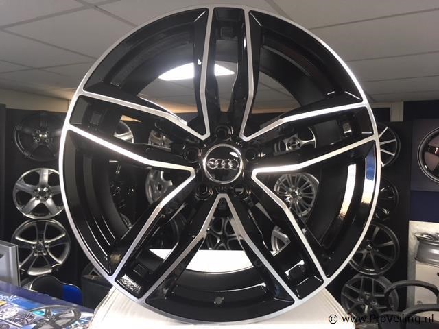 Vwa-1126 aluminium velgenset - 5x112 8.5j et45 - afbeelding 1 van  1