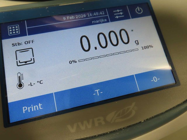 Vwr - mbt 163l-c - vocht analysemeter - afbeelding 1 van  4