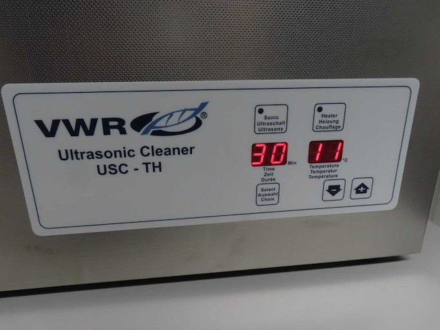 Vwr - usc-2100-th - ultrasonic cleaner - afbeelding 2 van  5