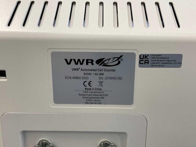 Vwr automatische cellen teller - afbeelding 6 van  7