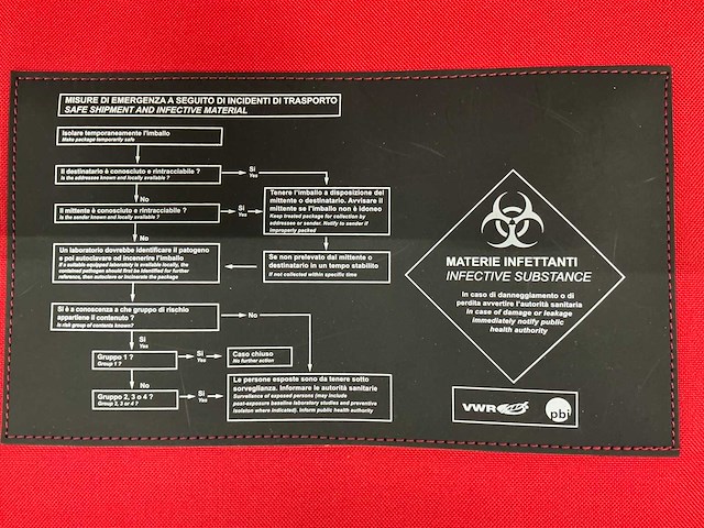 Vwr biohazard transportbox (17x) - afbeelding 2 van  7