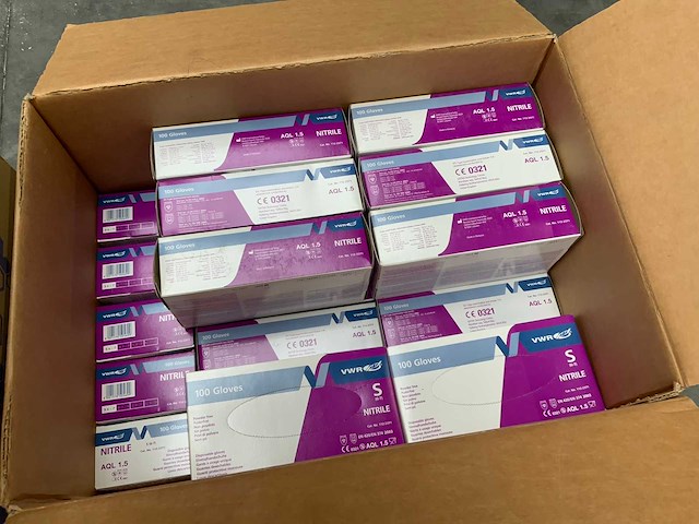 Vwr nitrile handschoenen (5000x) - afbeelding 1 van  6