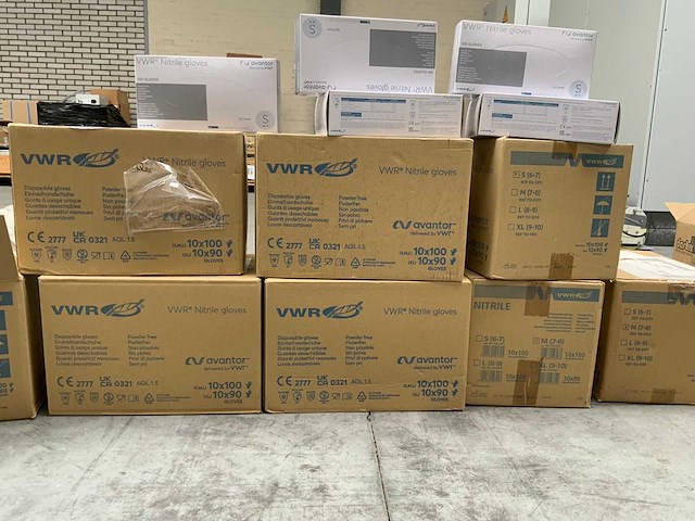 Vwr nitrile handschoenen (8000x) - afbeelding 1 van  11