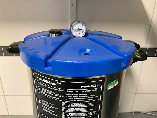 Vwr vapour line lite autoclaaf - afbeelding 6 van  8