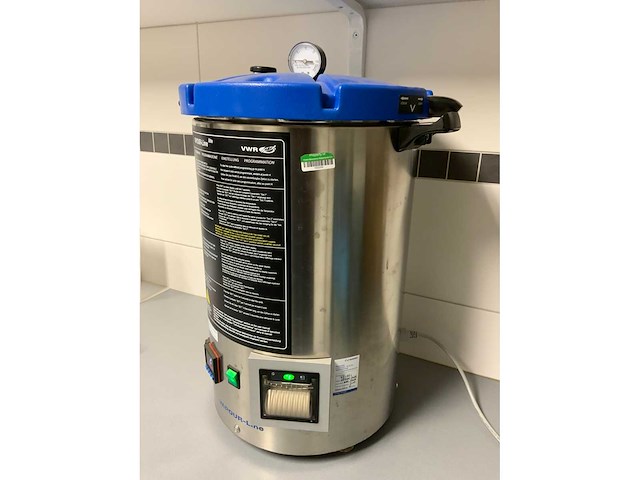 Vwr vapour line lite autoclaaf - afbeelding 8 van  8
