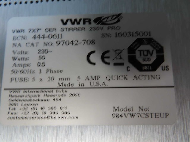 Vws - 7x7 pro 984vw7chsusp - mixer - afbeelding 1 van  2