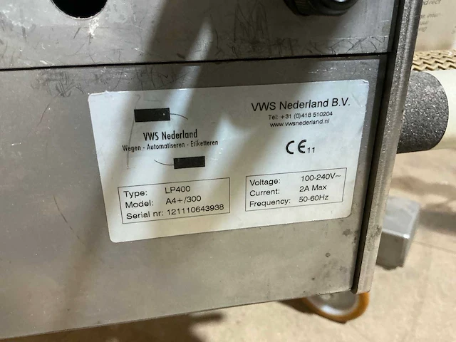Vws lp400 print- en etiketteermachine - afbeelding 6 van  14