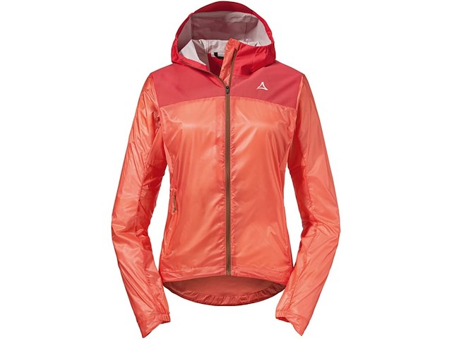 W hybrid jacket flow trail rood maat 36 georgia peach - afbeelding 1 van  2