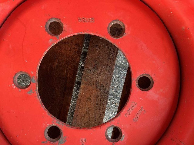 W8x16 velg (2x) - afbeelding 3 van  3