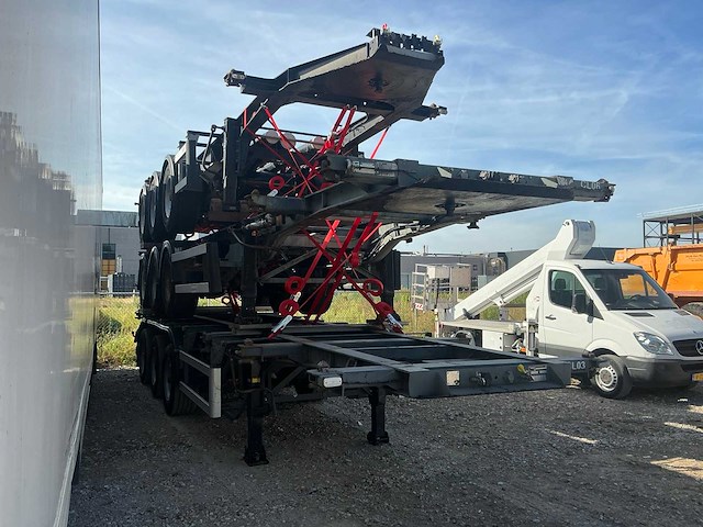 Wabco 3 asser netam oplegger trailer / containerchassis (3x) - afbeelding 9 van  16