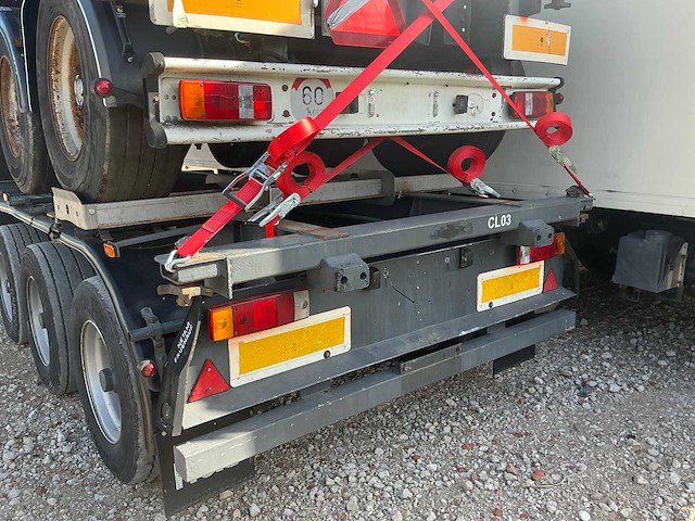 Wabco 3 asser netam oplegger trailer / containerchassis (3x) - afbeelding 3 van  12