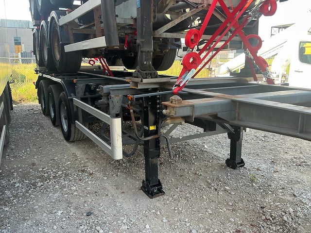 Wabco 3 asser netam oplegger trailer / containerchassis (3x) - afbeelding 8 van  12