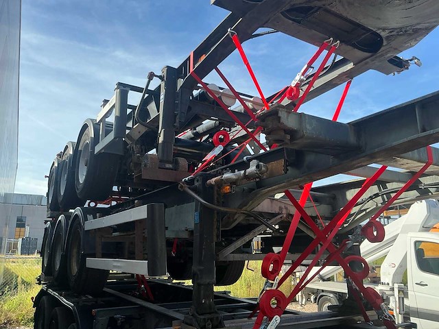 Wabco 3 asser netam oplegger trailer / containerchassis (3x) - afbeelding 10 van  12