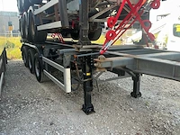 Wabco 3 asser netam oplegger trailer / containerchassis (3x) - afbeelding 10 van  16