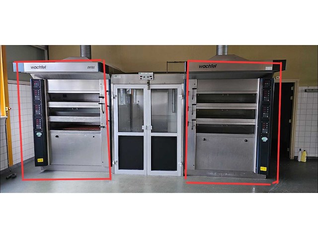 Wachtel - infra - 2 bakkerij ovens met rijskast - afbeelding 4 van  4