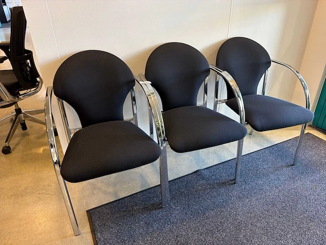 Wachtkamerstoel (3x) - afbeelding 1 van  2