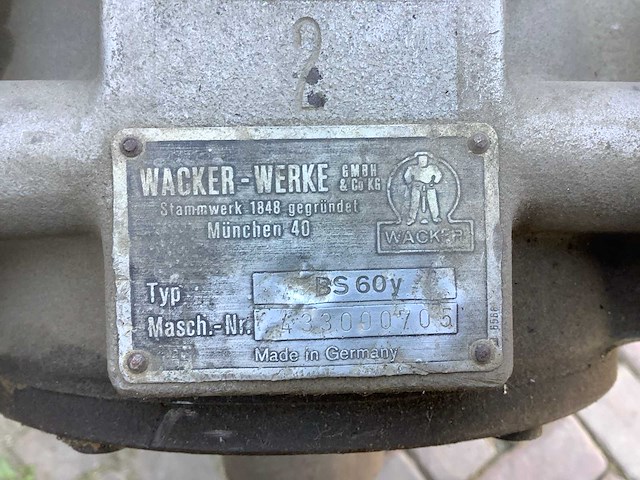 Wacker - bs60y - trilstamper - afbeelding 5 van  5