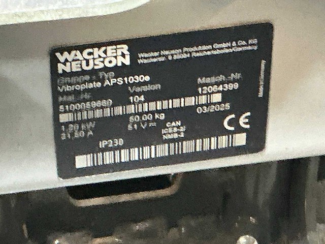 Wacker aps1030e trilplaat - afbeelding 19 van  21