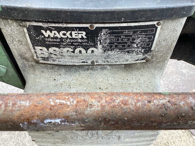 Wacker bs 600 trilstamper - afbeelding 5 van  6