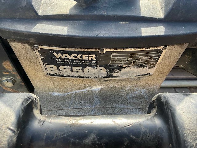 Wacker bs500 trilstamper - afbeelding 9 van  9