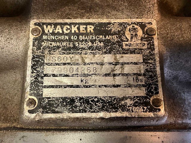 Wacker bs52y trilstamper - afbeelding 5 van  5