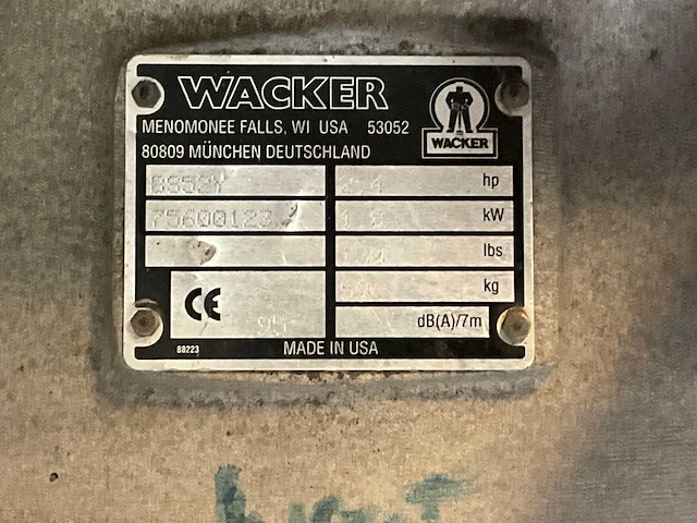 Wacker bs52y trilstamper - afbeelding 6 van  6